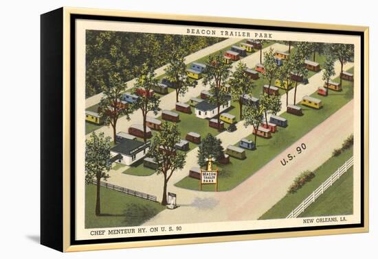 Beacon Trailer Park, New Orleans-null-Framed Stretched Canvas