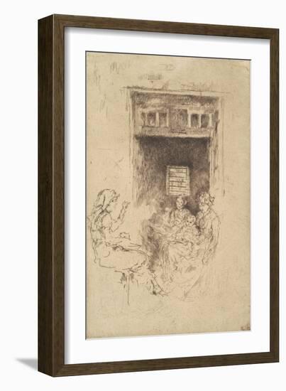 Bead-Stringers, 1880-James Abbott McNeill Whistler-Framed Giclee Print