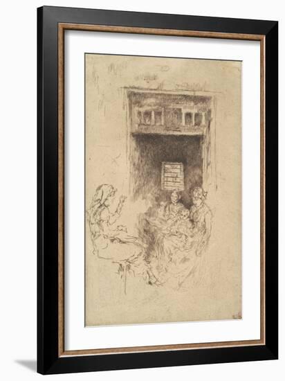 Bead-Stringers, 1880-James Abbott McNeill Whistler-Framed Giclee Print