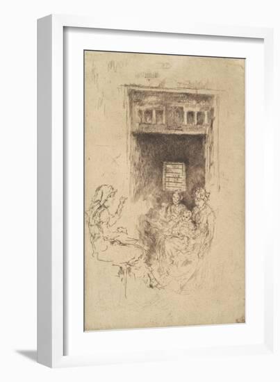 Bead-Stringers, 1880-James Abbott McNeill Whistler-Framed Giclee Print