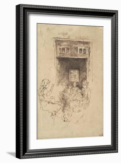 Bead-Stringers, 1880-James Abbott McNeill Whistler-Framed Giclee Print