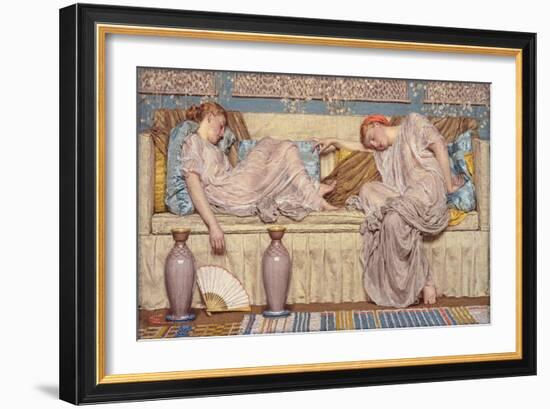 Beads, 1880-Albert Joseph Moore-Framed Giclee Print