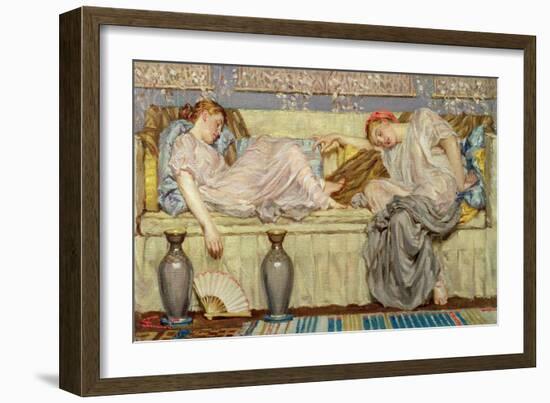 Beads (Study), c.1875-Albert Joseph Moore-Framed Giclee Print