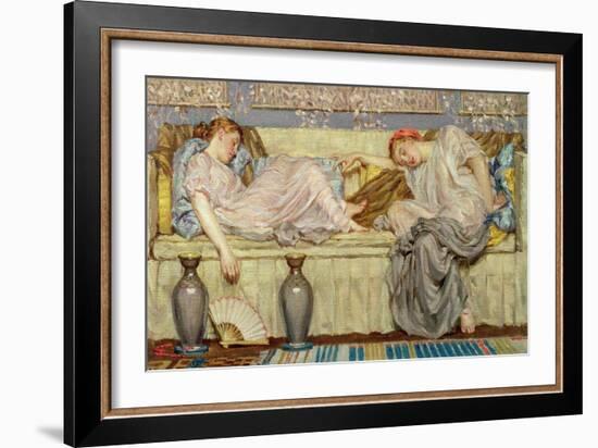 Beads (Study), c.1875-Albert Joseph Moore-Framed Giclee Print