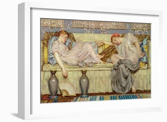 Beads (Study), c.1875-Albert Joseph Moore-Framed Giclee Print