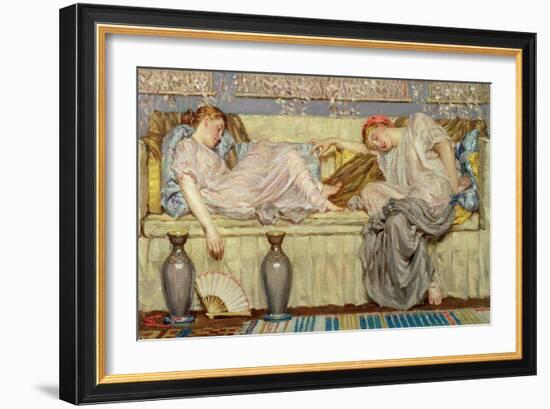 Beads (Study), c.1875-Albert Joseph Moore-Framed Giclee Print