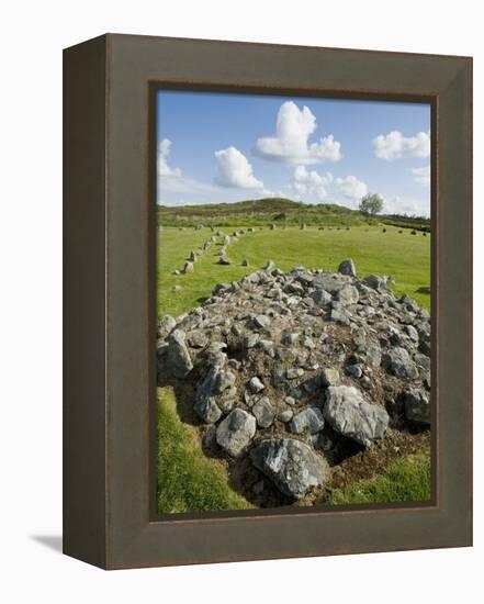 Beaghmore Stone Circles-Kevin Schafer-Framed Premier Image Canvas