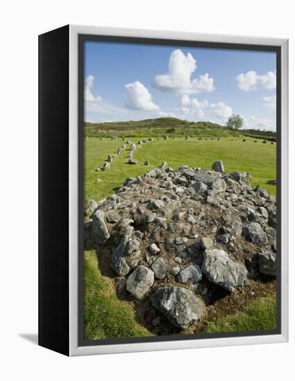 Beaghmore Stone Circles-Kevin Schafer-Framed Premier Image Canvas