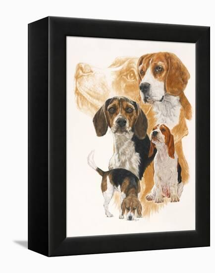 Beagle and Ghost Image-Barbara Keith-Framed Premier Image Canvas