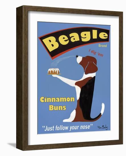 Beagle Buns-Ken Bailey-Framed Premium Giclee Print