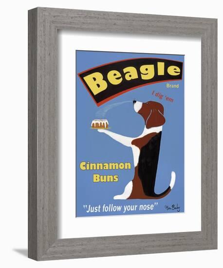 Beagle Buns-Ken Bailey-Framed Giclee Print