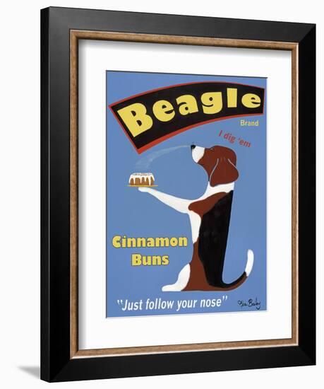 Beagle Buns-Ken Bailey-Framed Giclee Print