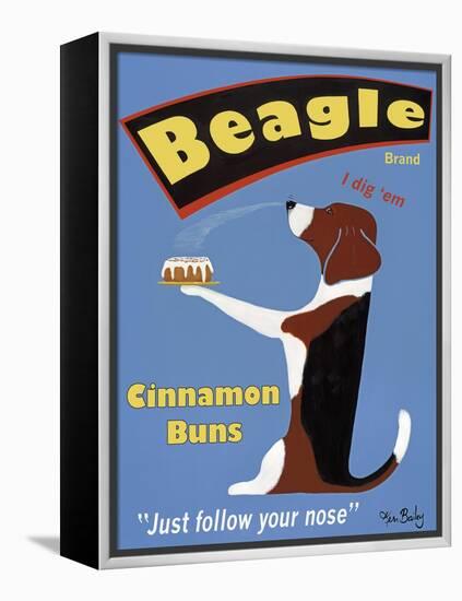 Beagle Buns-Ken Bailey-Framed Premier Image Canvas