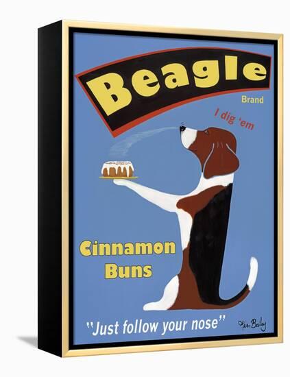 Beagle Buns-Ken Bailey-Framed Premier Image Canvas