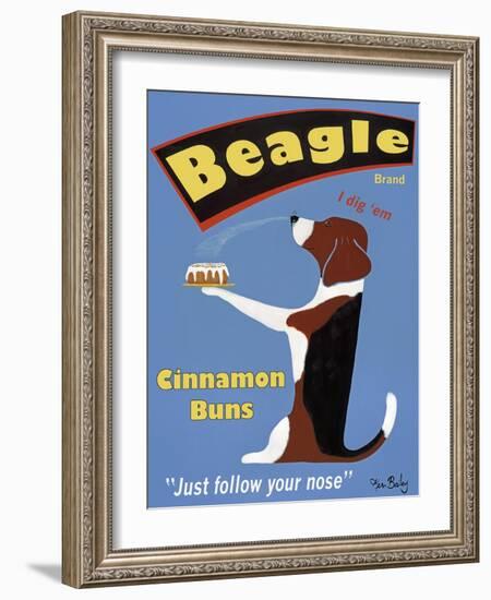 Beagle Buns-Ken Bailey-Framed Giclee Print