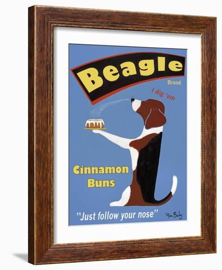 Beagle Buns-Ken Bailey-Framed Giclee Print