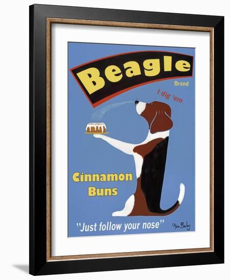 Beagle Buns-Ken Bailey-Framed Giclee Print