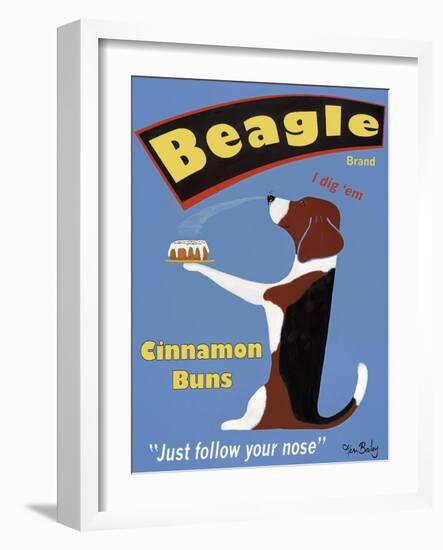 Beagle Buns-Ken Bailey-Framed Giclee Print