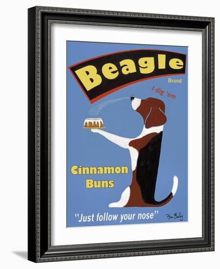 Beagle Buns-Ken Bailey-Framed Giclee Print