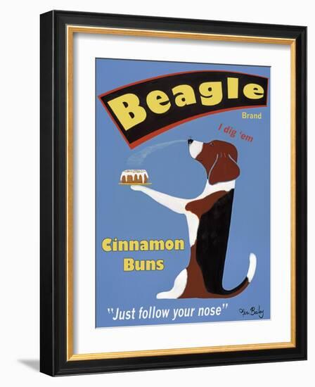 Beagle Buns-Ken Bailey-Framed Giclee Print