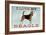 Beagle Canoe - I Love My Beagle II-Ryan Fowler-Framed Art Print