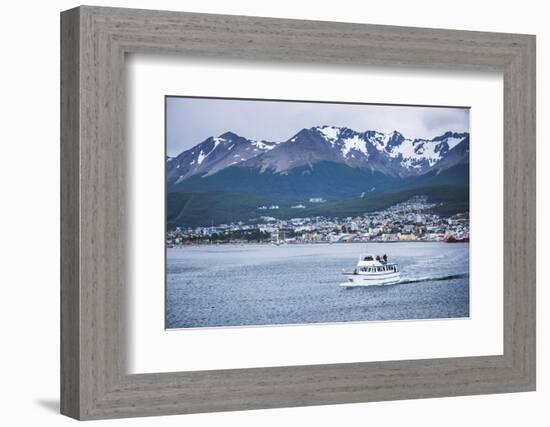 Beagle Channel Boat Navigation, Ushuaia, Tierra Del Fuego, Patagonia, Argentina, South America-Matthew Williams-Ellis-Framed Photographic Print