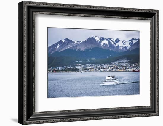 Beagle Channel Boat Navigation, Ushuaia, Tierra Del Fuego, Patagonia, Argentina, South America-Matthew Williams-Ellis-Framed Photographic Print