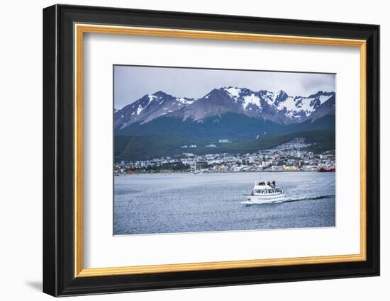 Beagle Channel Boat Navigation, Ushuaia, Tierra Del Fuego, Patagonia, Argentina, South America-Matthew Williams-Ellis-Framed Photographic Print