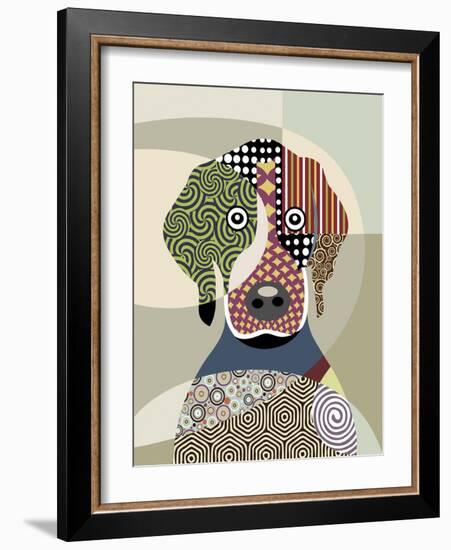 Beagle Dog I-Adefioye Lanre-Framed Giclee Print