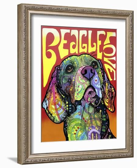 Beagle Love-Dean Russo-Framed Giclee Print