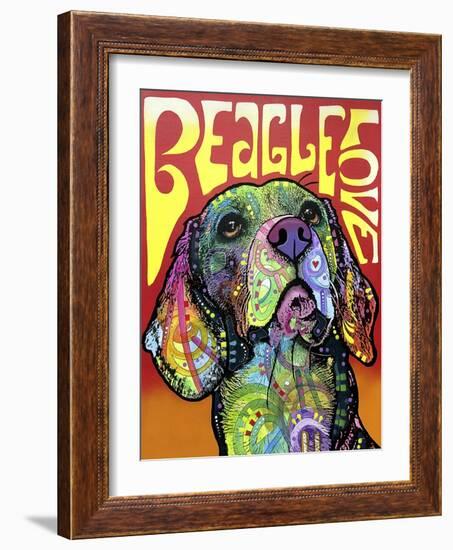 Beagle Love-Dean Russo-Framed Giclee Print