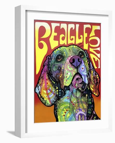 Beagle Love-Dean Russo-Framed Giclee Print