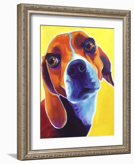 Beagle - Marcie-Dawgart-Framed Giclee Print