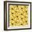 Beagle Scatter Yellow-Sharon Turner-Framed Art Print