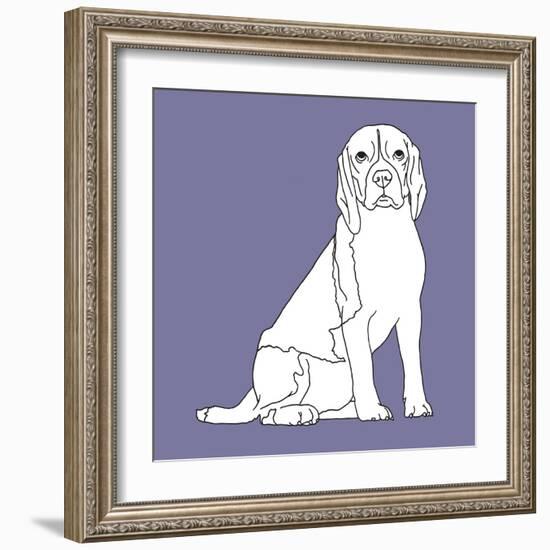 Beagle-Anna Nyberg-Framed Art Print