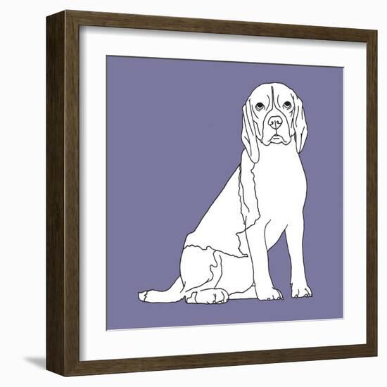 Beagle-Anna Nyberg-Framed Art Print