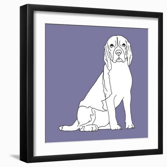 Beagle-Anna Nyberg-Framed Art Print