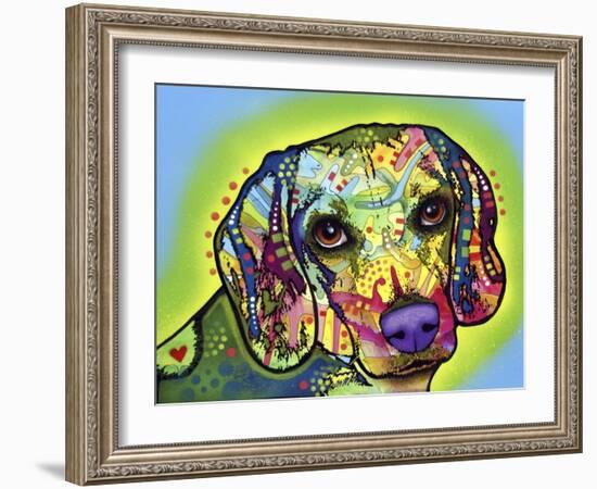 Beagle-Dean Russo-Framed Giclee Print