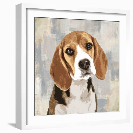 Beagle-Keri Rodgers-Framed Art Print