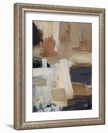 Beale Street Abstract I Brown-Julia Purinton-Framed Art Print