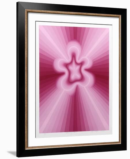 Beaming Down-Roy Ahlgren-Framed Serigraph