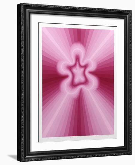 Beaming Down-Roy Ahlgren-Framed Serigraph