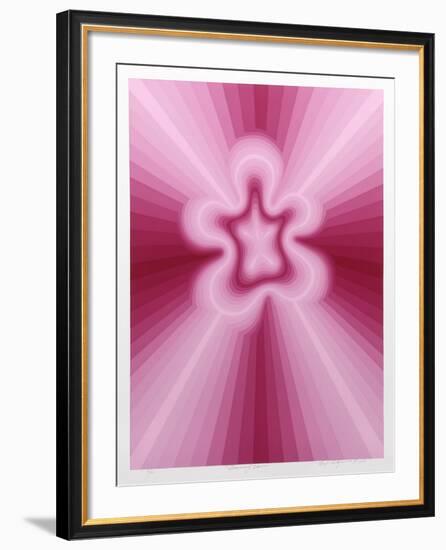 Beaming Down-Roy Ahlgren-Framed Serigraph