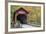 Bean Blossom Covered Bridge in Brown County, Indiana, USA-Chuck Haney-Framed Photographic Print