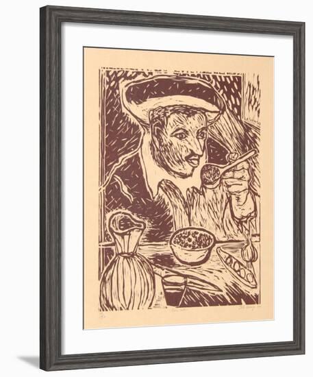 Bean Eater-Italo Scanga-Framed Limited Edition