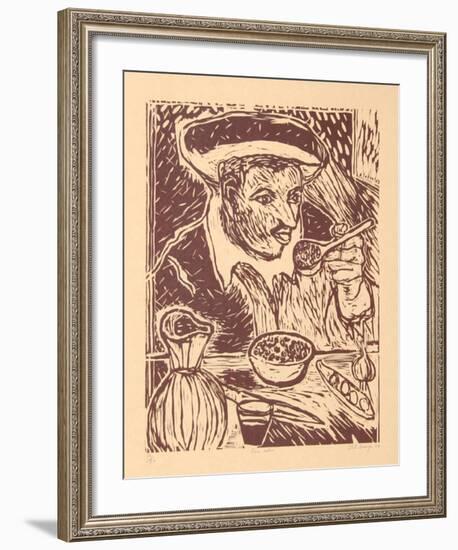 Bean Eater-Italo Scanga-Framed Limited Edition