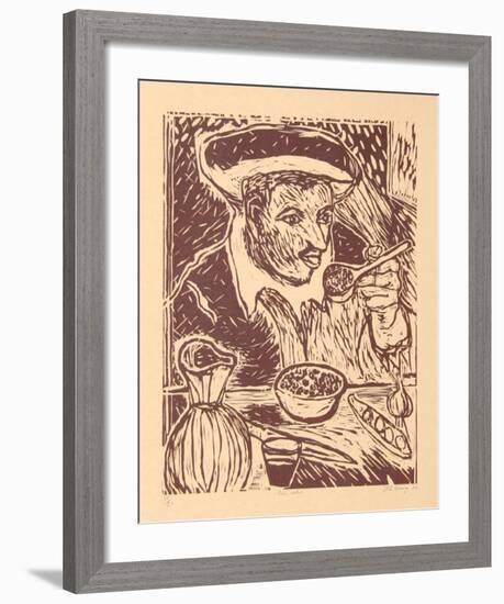 Bean Eater-Italo Scanga-Framed Limited Edition