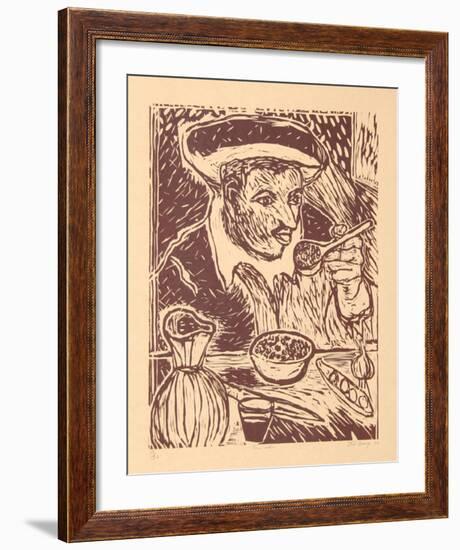 Bean Eater-Italo Scanga-Framed Limited Edition