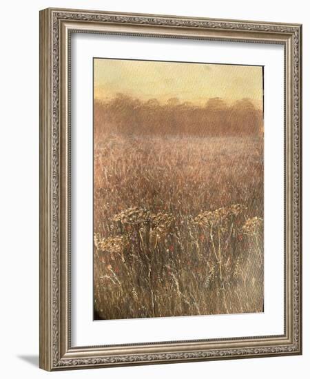 Bean Field Dusk-Lincoln Seligman-Framed Giclee Print