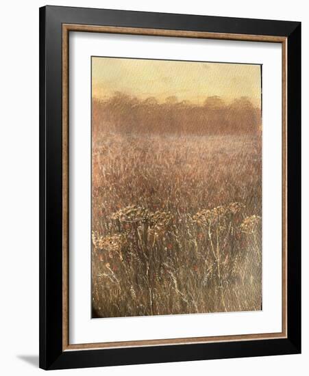 Bean Field Dusk-Lincoln Seligman-Framed Giclee Print